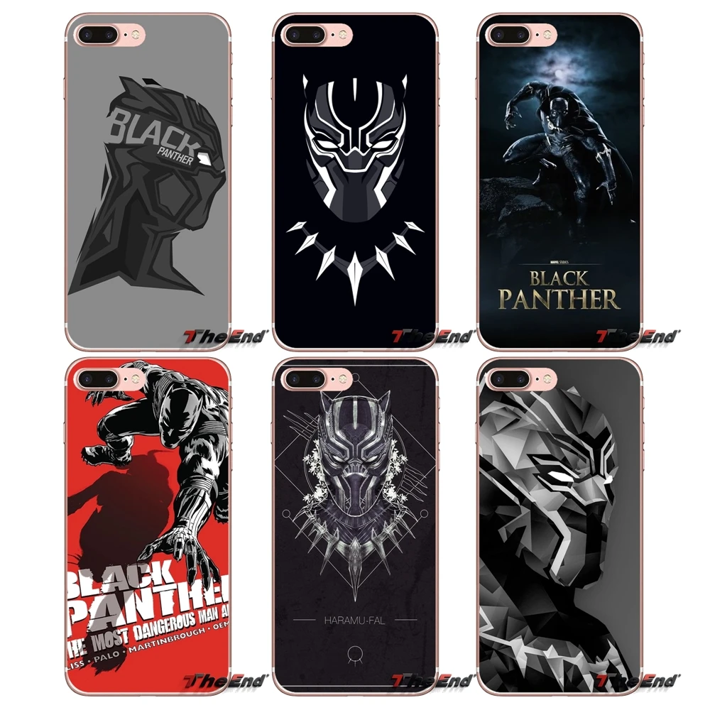 Comics marvel black panther TPU Case Cover For iPhone X 4 4S 5 5S 5C SE 6 6S 7 8 Plus Samsung Galaxy J1 J3 J5 J7 A3 A5 2016 2017 | Мобильные