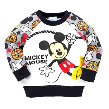 

2019 New Winter Toddler mickey Baby Kids Boy Girl Hooded Cartoon 3D Ear Hoodie Sweatshirt Tops Clothes roupa infantil Coat