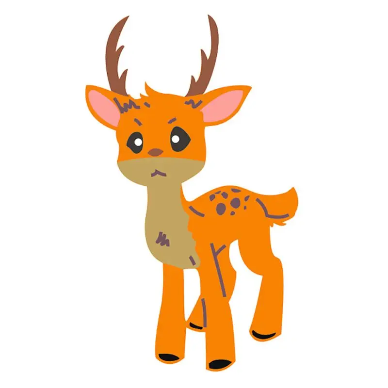 

Christmas Deer Metal Cutting Dies Stencil DIY Scrapbooking Album Stamp Paper Card Embossing Craft Decor