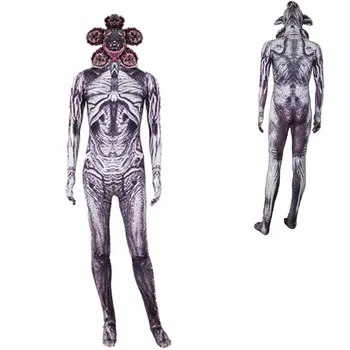 

Halloween Costume for Kids/Adult Stranger Things Demogorgon Scary Fortress Cosplay Costumes Carnival Party Creepy Clothes Mask