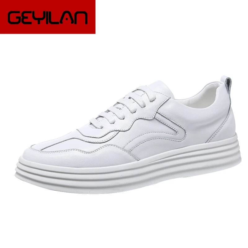 

Designer Shoes Men Genuine Leather Shoes Men White Leather Sneakers Men Shoes Luxury Brand Zapato Hombre Casual De Cuero Ayakkab
