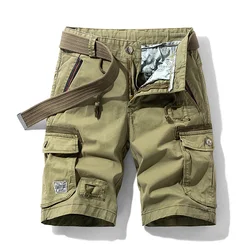 Short tactique d'été à poches multiples pour Homme, culotte Cargo décontractée, Bermuda militaire, pantalon de plage, Camouflage 