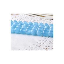 MADALENA SARARA AAAA 4 мм/6 мм/8 мм/10 мм/12 мм/14 мм Genuinel Натуральный аквамарин кварцевые бусины Strand 1" для изготовления ювелирных изделий DIY