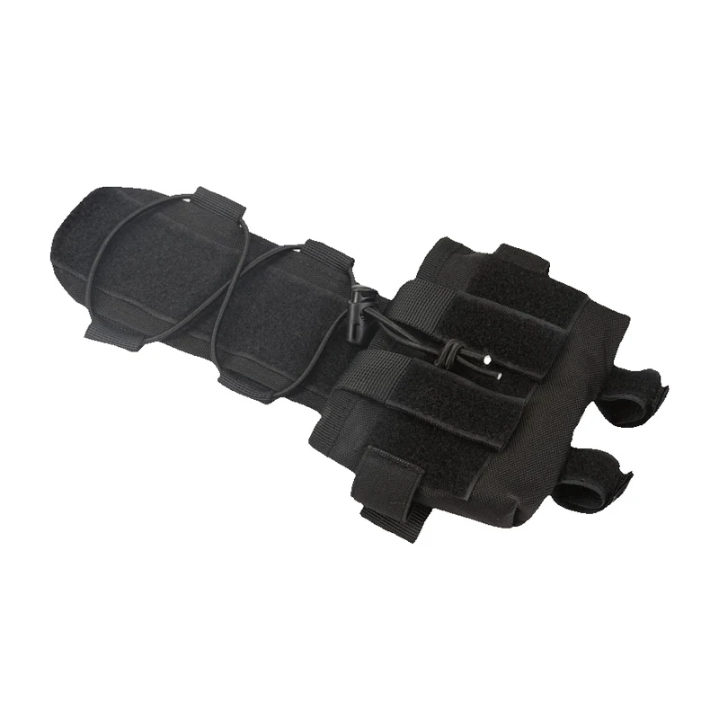 Тактический чехол MK2 чехол батареи для шлема Камуфляж Охота страйкбол шлем сумки для аккумуляторов - Цвет: Black
