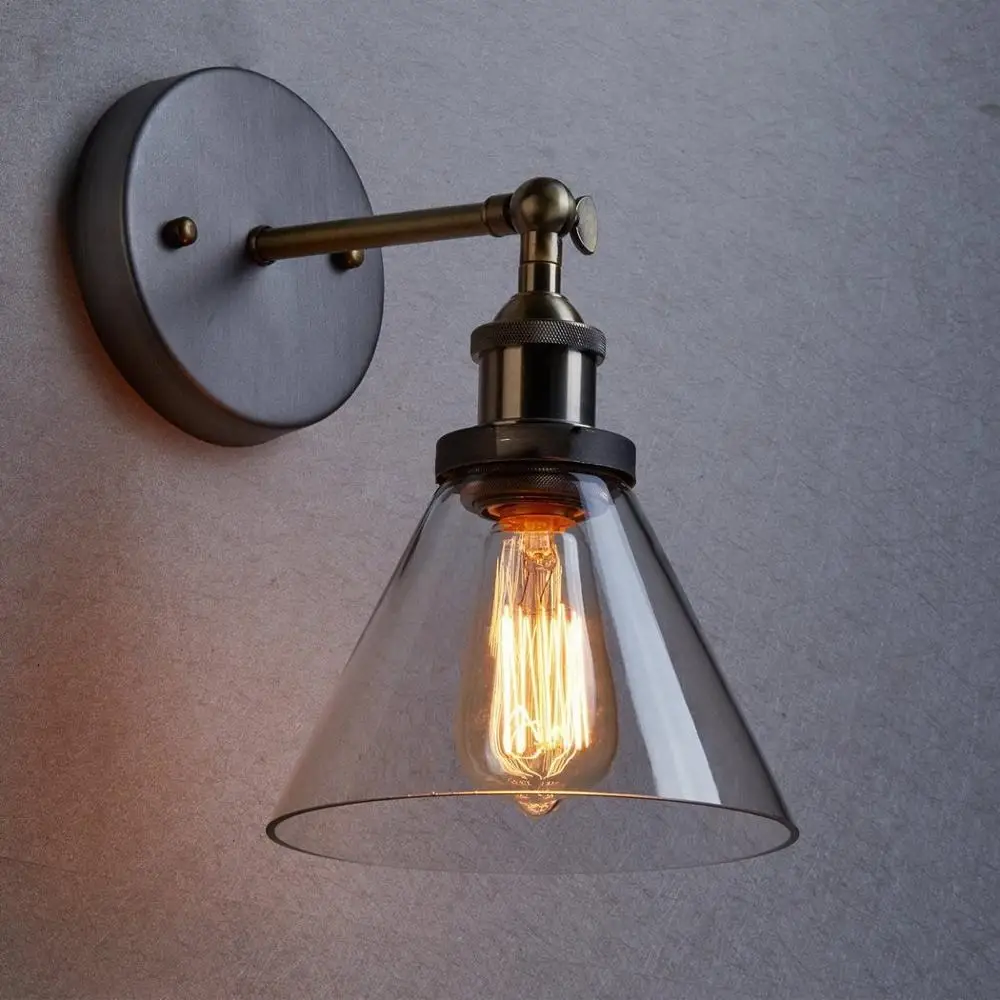 

Nordic style Retro Industrial Wall Lamp Loft Wall Sconces Living Room Bedroom Home Lighting wandlamp vanity light for home