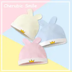 Шапки для новорожденных милый, теплые детские кепки для мальчиков и девочек, хлопковые теплые шапки и кепки для младенцев