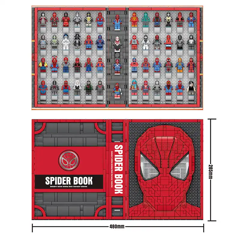 spider man spider book lego
