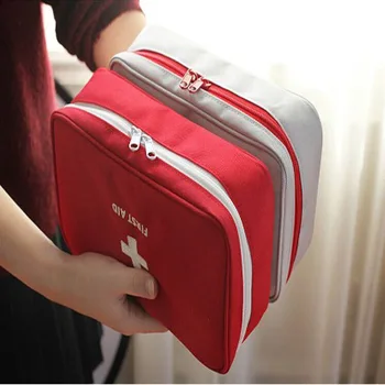 

2pcs Empty Large First Aid Kit Bag Emergency Medical Box Portable Travel Outdoor Camping Survival Medical Bag
