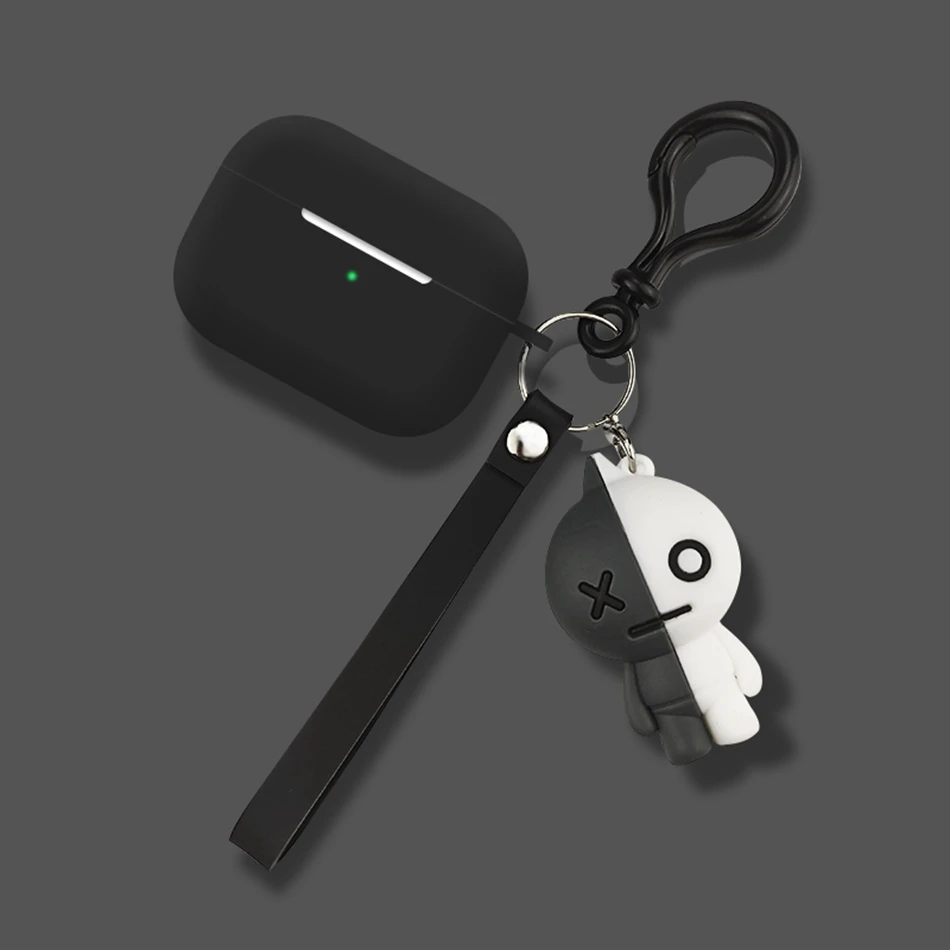 14 Чехол для AirPods Pro с милым рисунком и кольцом, роскошные аксессуары, брелок, силиконовый чехол для Apple Air pods Pro 3, защита от пыли - Цвет: 14