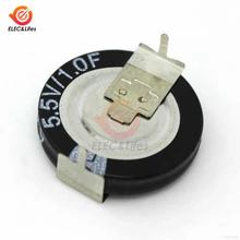 20 штук 5,5 В емкость 0.22F 0.33F 0.47F 0.68F 1F 1.5F 4F супер фарад конденсатор h-типа кнопка типа супер конденсатор 5,5 В 1F 1.5F