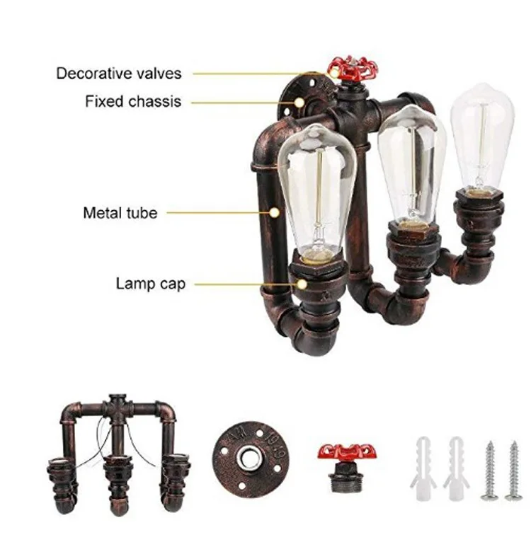 

modern aplique luz pared wandlamp iron bedside corridor living room bedroom lamp lampara pared