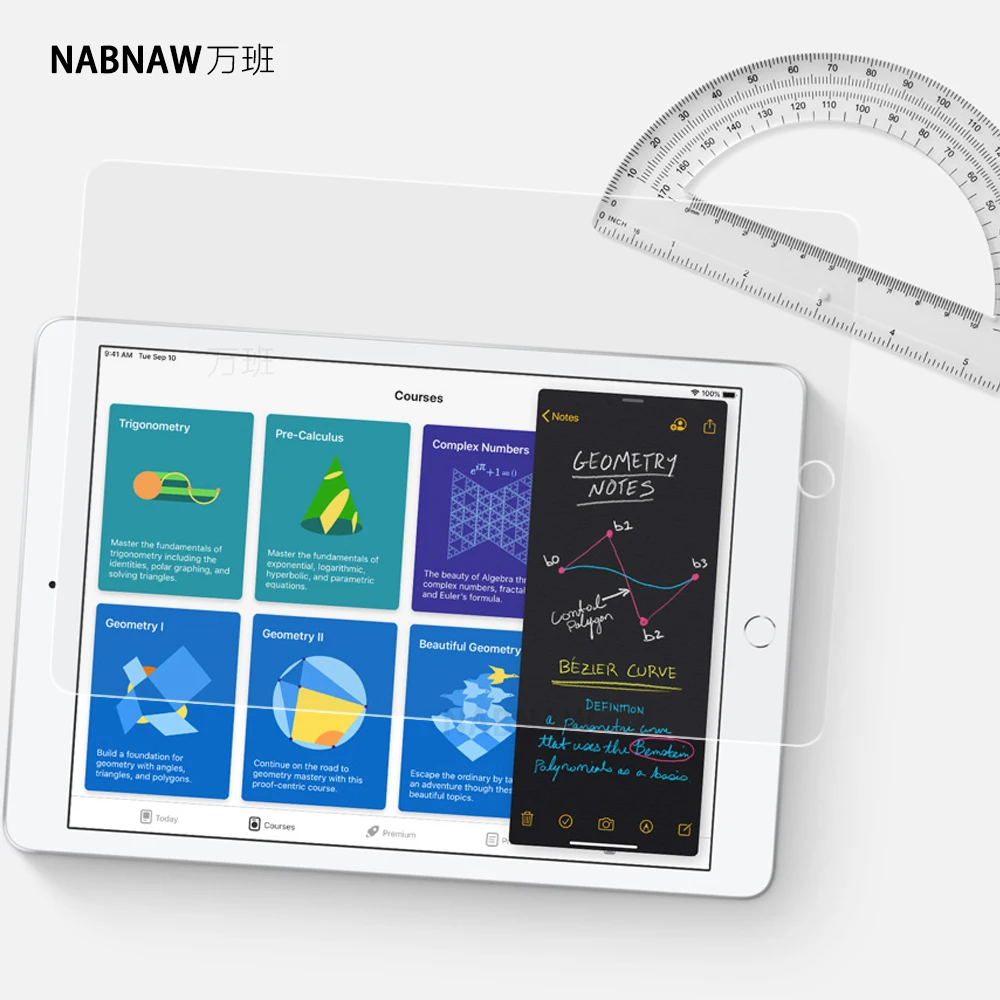 Закаленное стекло NABNAW для iPad 10 2 дюйма Mini 5 4 3 1 air Защита экрана нового 9 7 Pro
