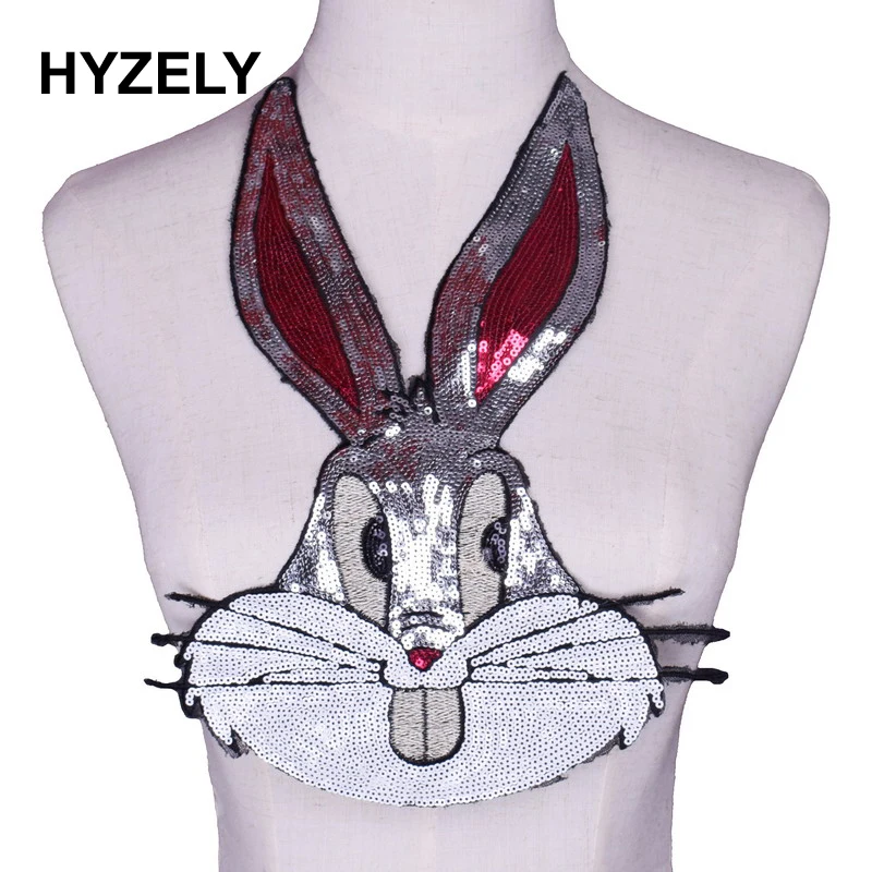 

Cartoon patch rabbit Octopus DIY High quality cardigan jacket sweater sewing accessories For Clothes Badge Embroidered Appliques