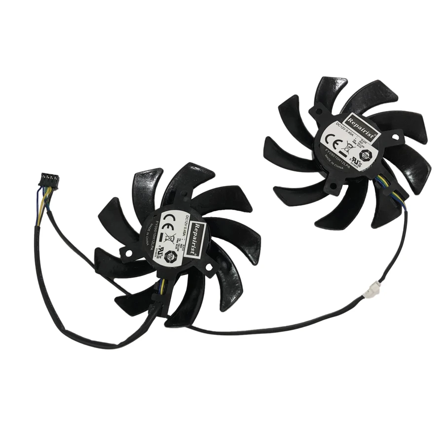 2 шт./компл. RX480 RX470 GPU радиатор FY09010H12LPB/FY09010H12LPA Графика вентилятор для XFX R9 285/290X/280X/390/390X Видеокарта охлаждения