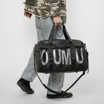 

Mesh sports casual carry-on gym bag