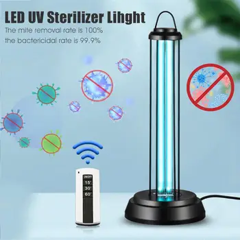 

Ozone UV Disinfection lamp 360 Degree Remote 38W AC110V 220V UVC Ultraviolet light Germicidal Mite Household Sterilizing lamps