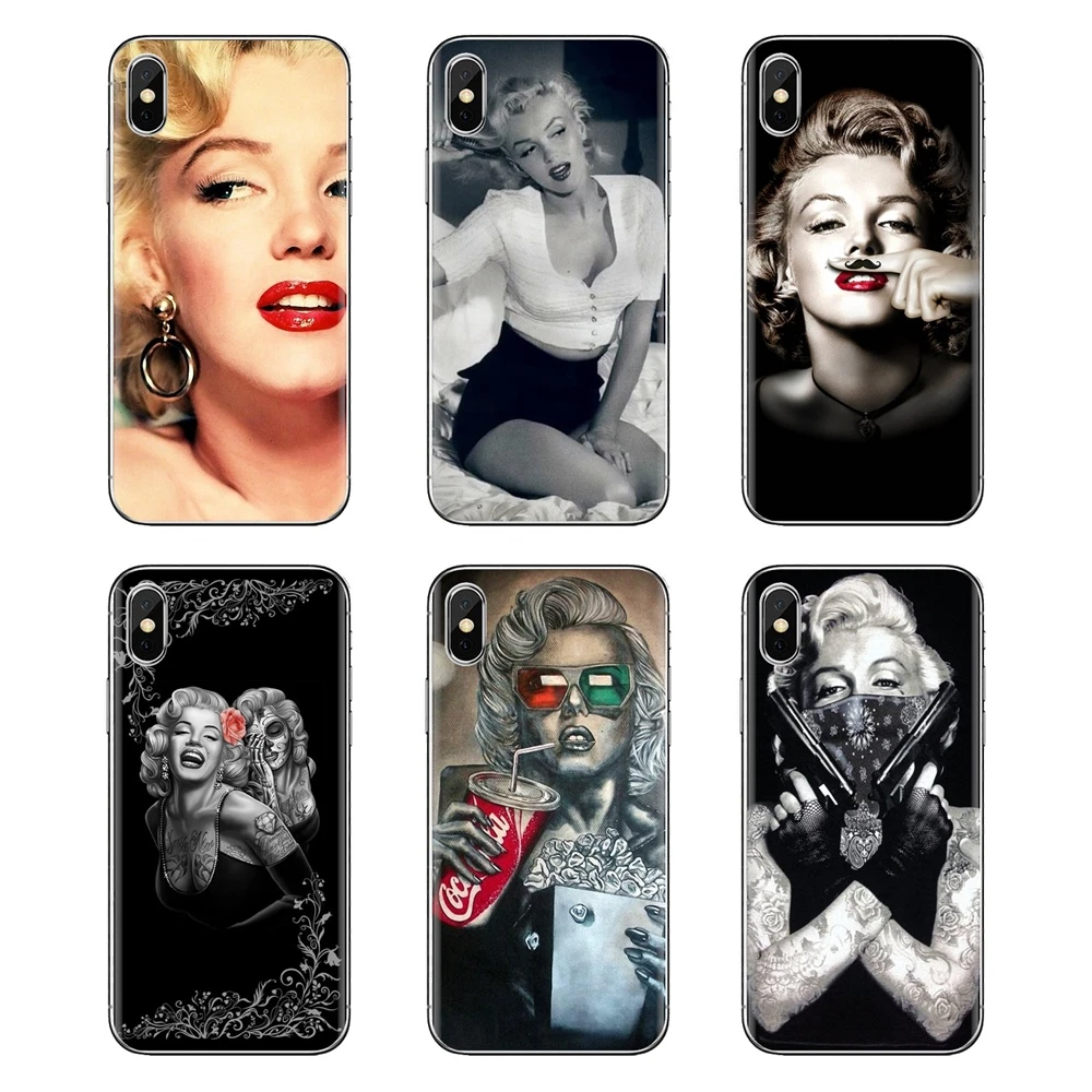Чехол для мобильного телефона iPod Touch Apple iPhone 11 Pro 4 4s 5 5S SE 5C 6 6S 7 8 X XR XS Plus Max Marilyn Monroe Pin