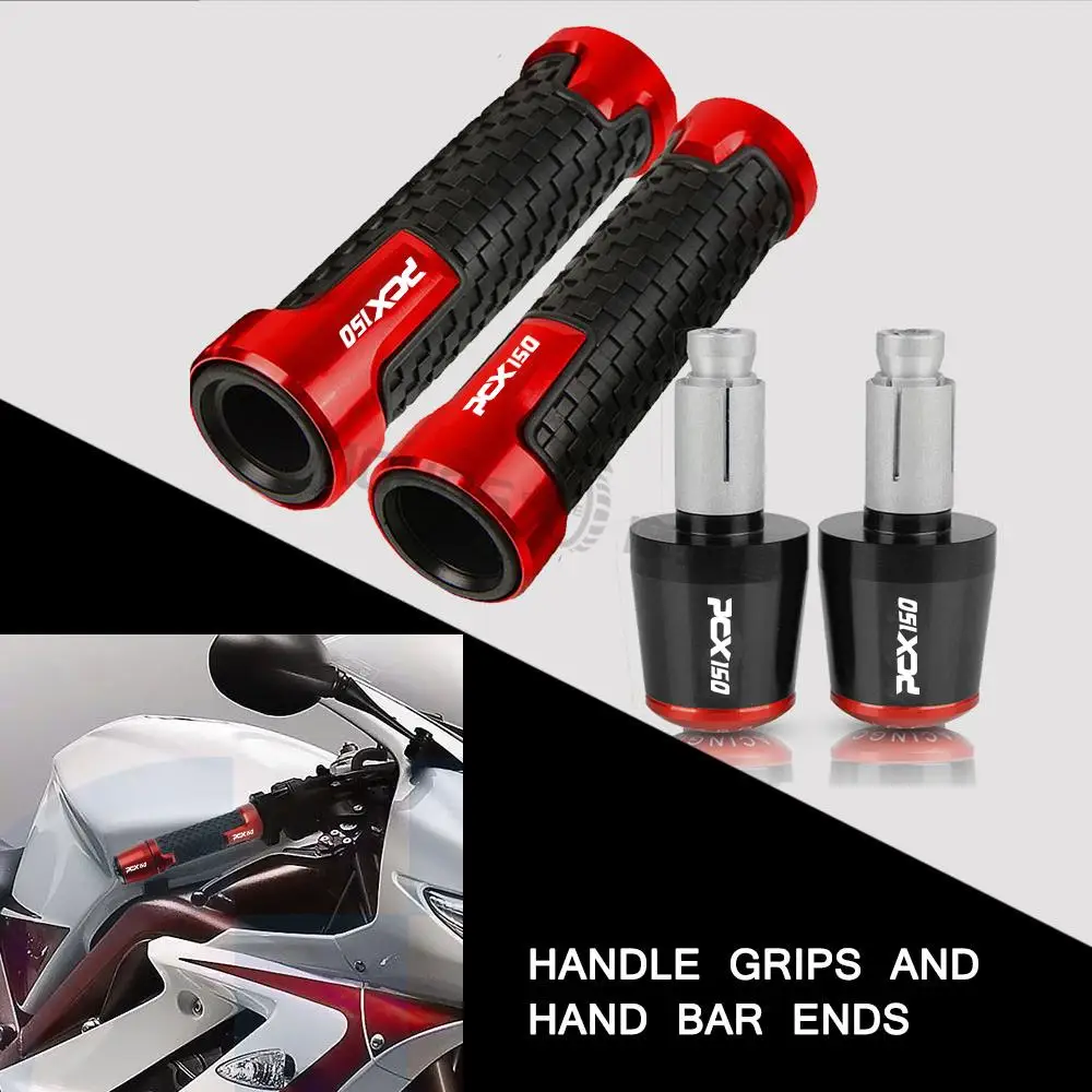 PCX150 Motorcycle 7/8 &quot 22mm handle grips handlebar Handle Bar End Cap For HONDA PCX 150 2019 2021 2020 2013 2016 2014 2015 |