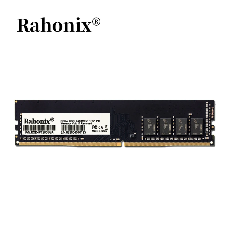 Rahonix DDR4 escritorio Memoria Ram ddr4 8GB 4GB, 2666MHz, 2400MHz, 2133MHz, UDIMM PC de alto rendimiento ddr4 de Memoria