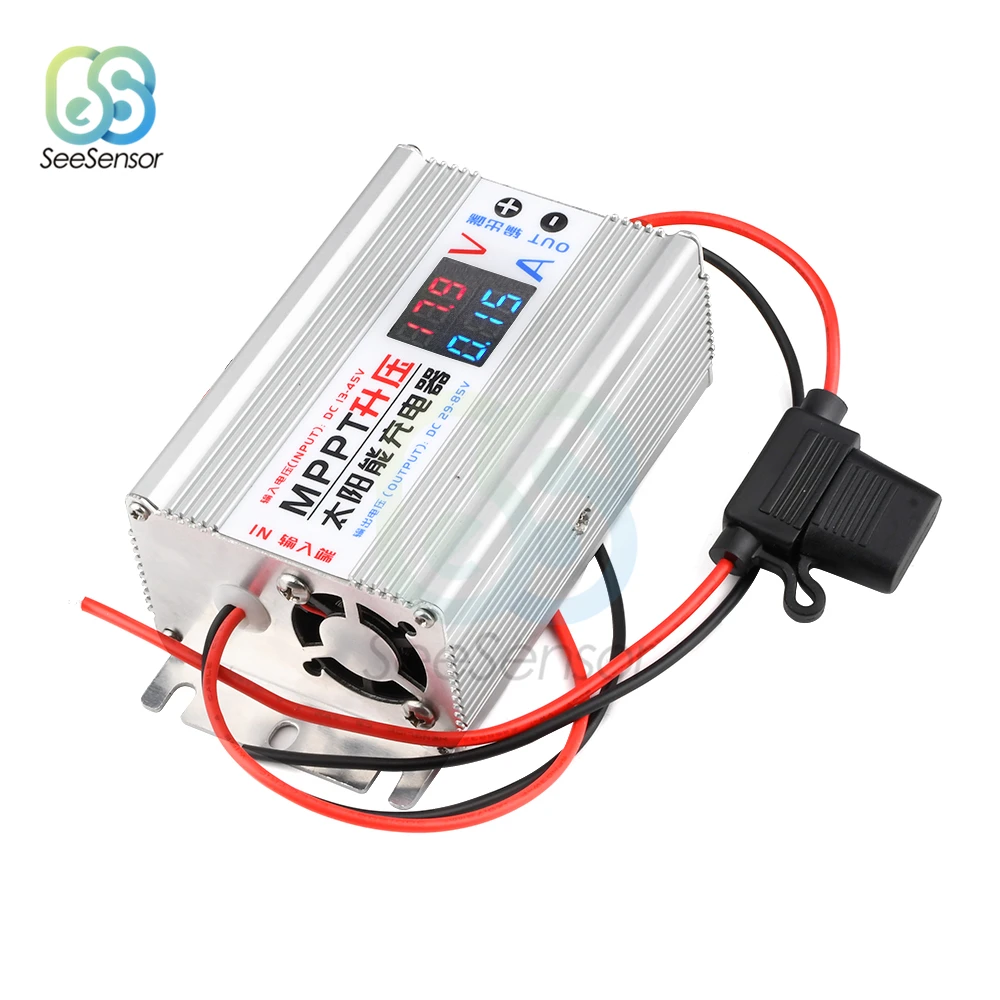 Regulador de voltaje de carga de batería, controlador de células de Panel Solar MPPT de 13 45V CC, ajustable, 29V, 48V, 60V, 72V|Controladores solares| -