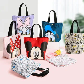 

Hot Selling Disney Mickey Lunch Bags Aluminum Foil Lnsulation Bags Picnic Bag Student Cartoon Insulation Lunch Box Lunch Bag