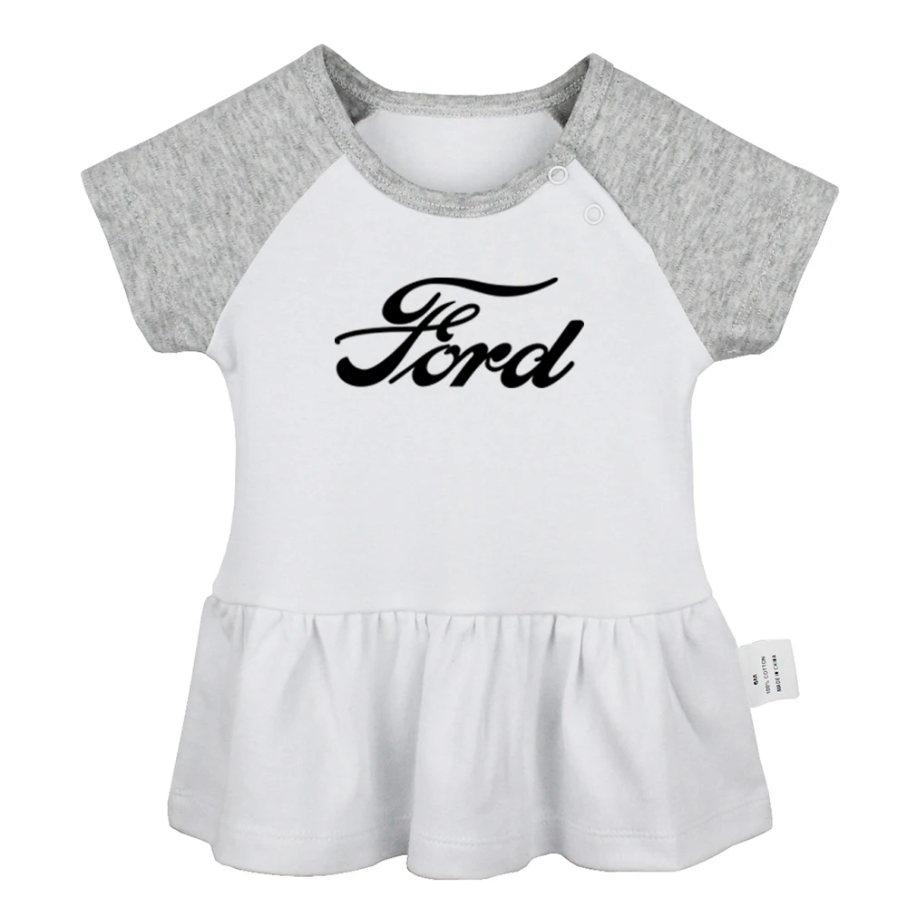 Ford Mustang Girl Clothing Cotton Girls Dresses Ford Baby Clothes