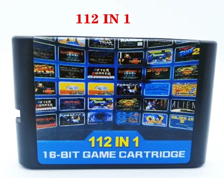 112 в 1 популярная Коллекция игр для SEGA GENESIS MegaDrive 16-битный игровой Картридж PAL и NTSC