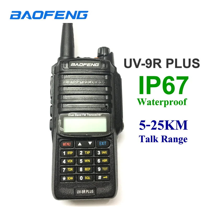 Baofeng Водонепроницаемая рация IP67 радиус действия 25 км Любительский любительский
