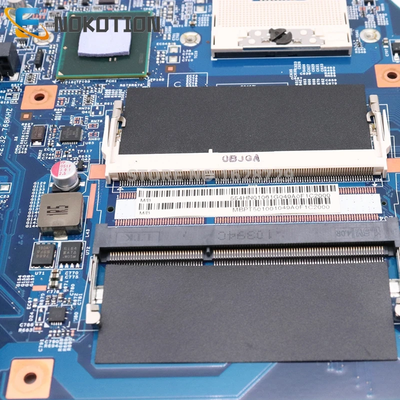 NOKOTION материнская плата для ноутбука 48.4hn1.01m MB.PT501.001 MBWK901001 Acer aspire 7741 7741Z HM55 DDR3