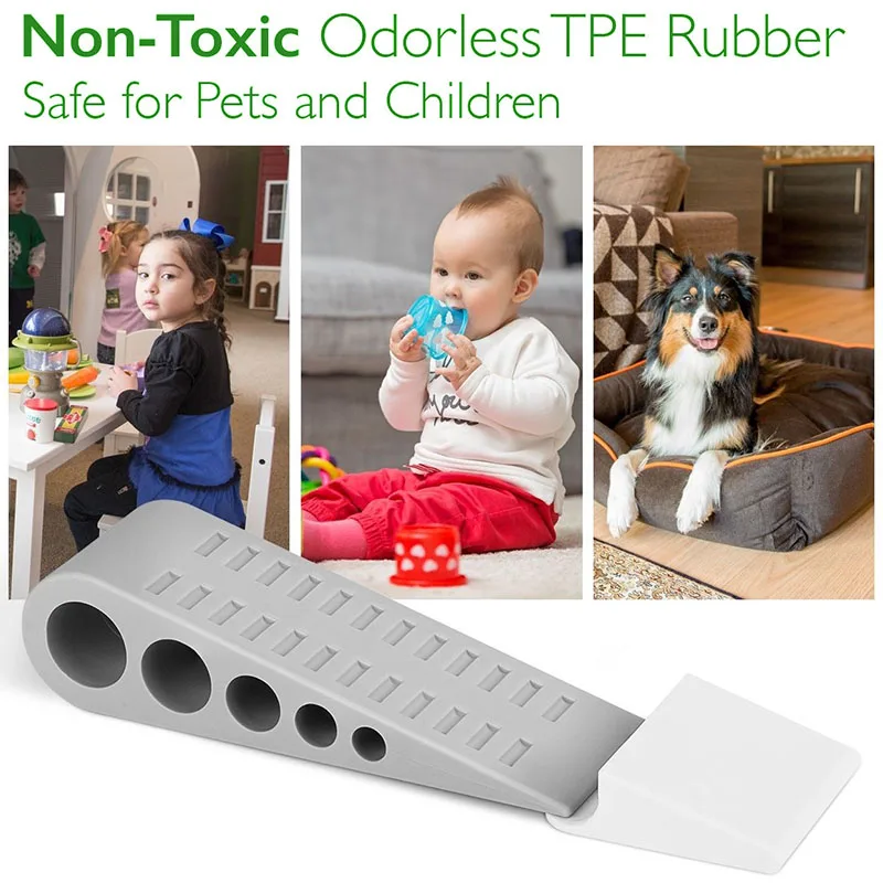 

Safe Stopper Environmental Rubber For Heavy Duty Extra Large Wide Door Wedge Floor Home TN88