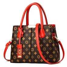 Винтажные роскошные женские Сумки из искусственной кожи с цветочным принтом, дизайнерские женские ручные сумки для женщин, женская сумка, женская сумка