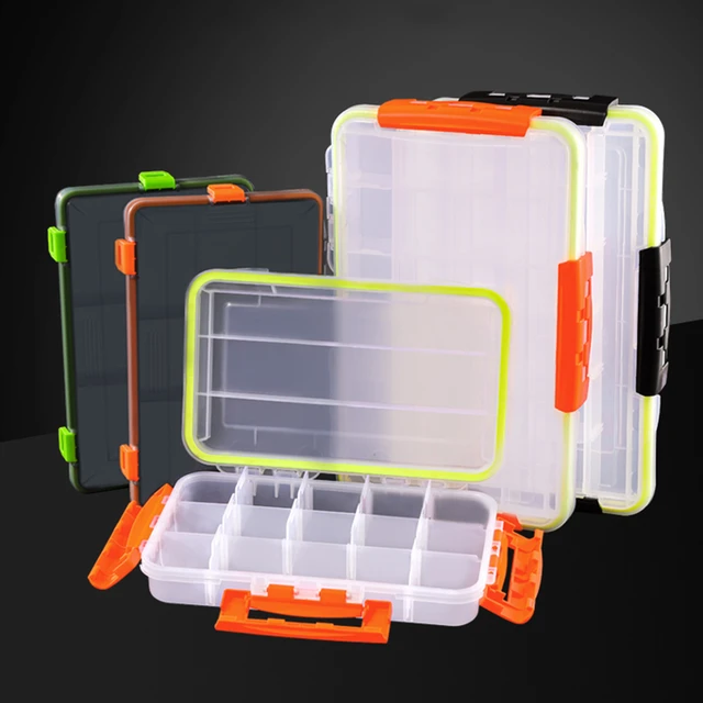 Fishing Box Compartments Fishing Accessories Heavy Duty Double