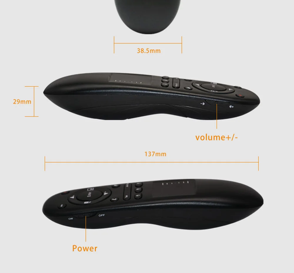 Viboton 504T многофункциональная лазерная указка с дистанционным управлением 2,4 ГГц Беспроводная воздушная мышь с тачпадом для Android tv Box PPT