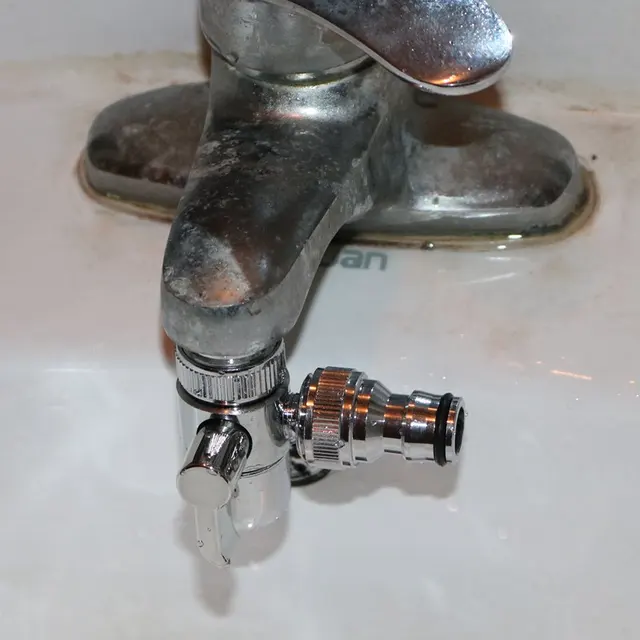 Univerzális Csap A Kerti Tömlőcsövek Csatlakozó Keverők Konyhai Adapter Keverék Tömlő Csőcsatlakozó Fürdőhöz - Image 5