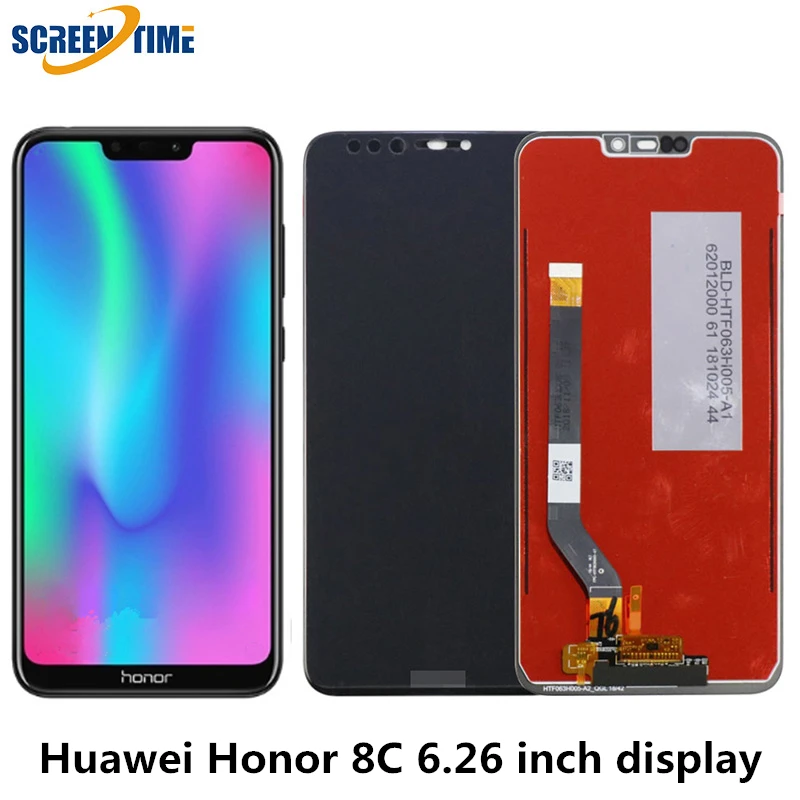 Оригинальный дисплей для Huawei Honor 8C 6 26 дюйма мобильный телефон сенсорный ЖК-экран