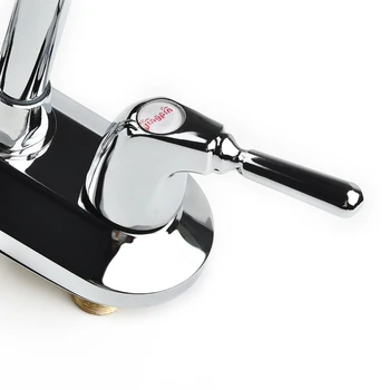 

Tool Faucet Replacement Water-saving Stainless Steel Pipe Dual hole Tap Basin