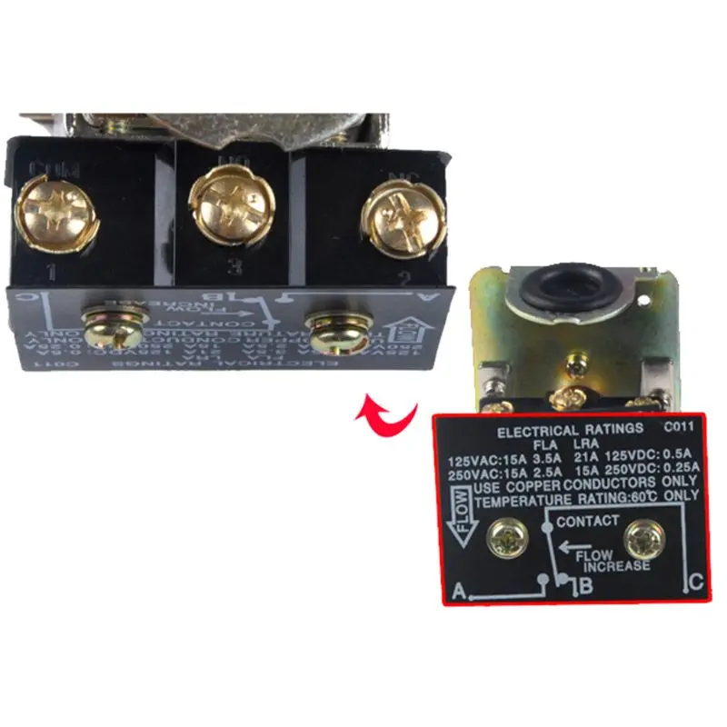 HFS-20/15/25 R3/4 жидкой воды датчик масла Управление автоматический переключатель потока затвора 15A 250V IP54 M89B