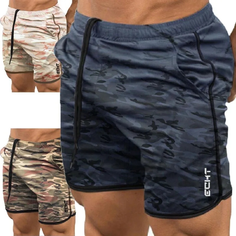

New Camouflage Color Breathable Fitness Muscle Brother Sports Shorts Running Quick-drying Pants Summer Tight Sports Casual Short