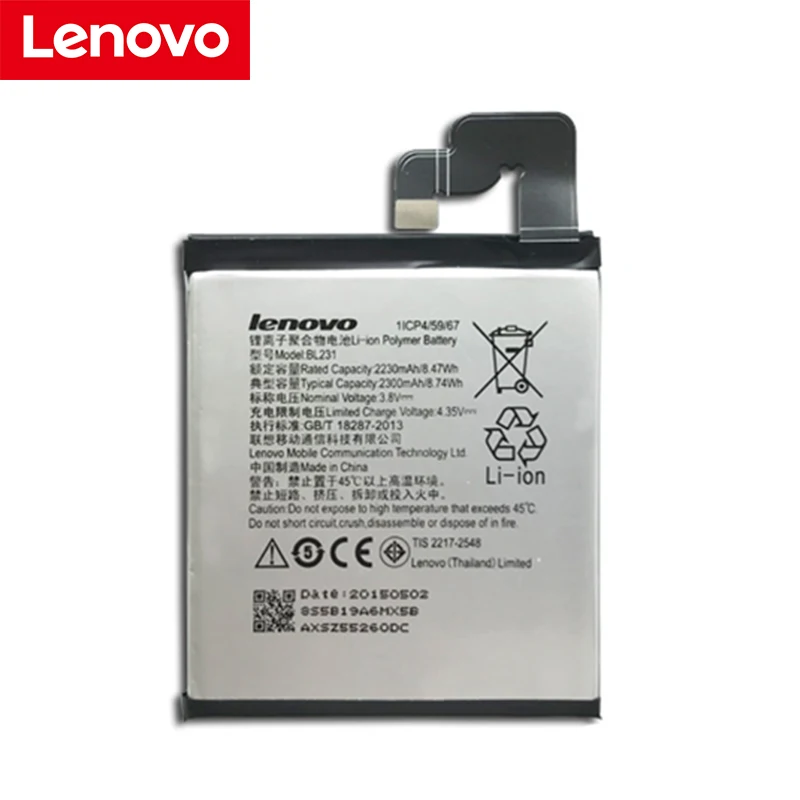 Lenovo 100% оригинал 2300 мАч BL231 батарея для lenovo S90 s90a телефон последняя продукция высокое качество батарея + номер отслеживания