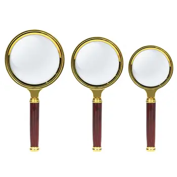 

Mini 10X Magnifying Glass Portable Handheld Magnifier for Jewelry Newspaper Book Reading High Definition Eye Loupe Glass