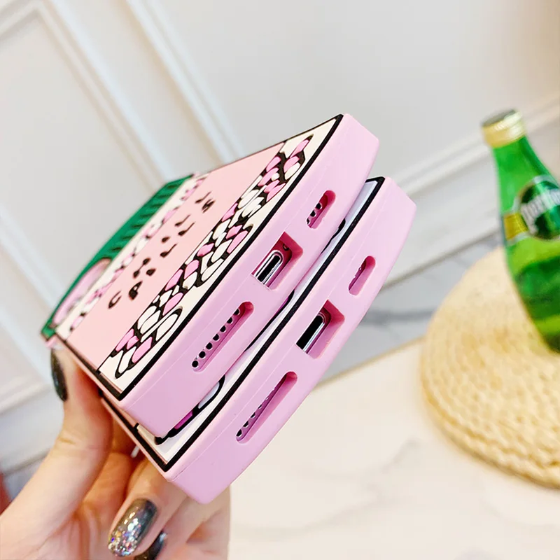 Soft Silicone Cute Phone Case, Back Cover, Kawaii Shockproof Shell