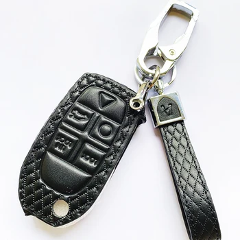 

Genuine Leather Remote Key Housing Case Shell For Volvo XC70 XC90 V50 V70 S60 S80 C30 Flip Car Key Fob Shell Cover
