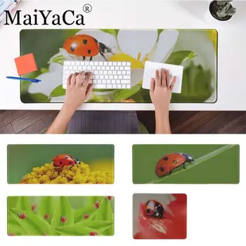 

MaiYaCa Beautiful Anime red Ladybug Laptop Computer Mousepad large big 40*90cm mousepad for cs go lol dota2