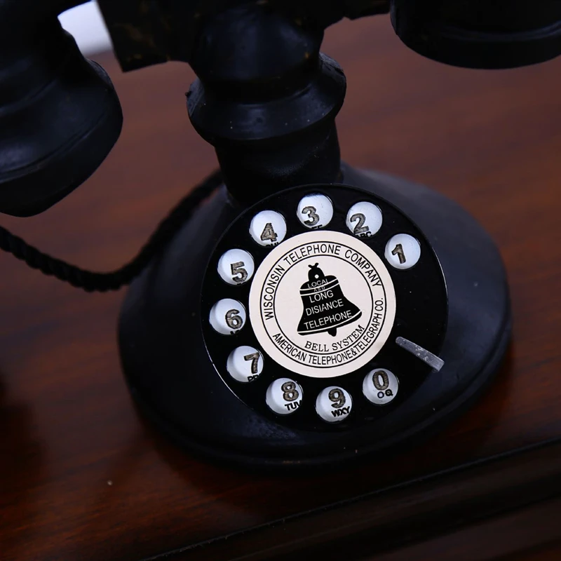 VILEAD 18 см Смола декоративный телефон фигурки старинное украшение Hogar Ретро орнамент ручной работы ремесло Новогоднее украшение подарок