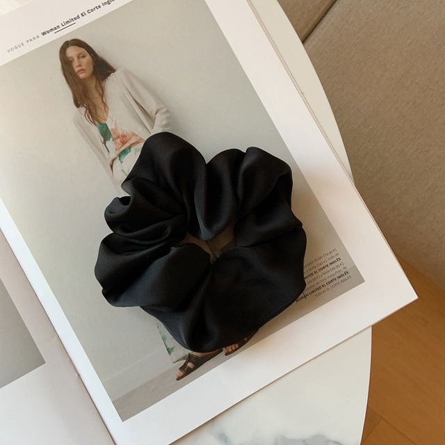 New Products Real Silk Satin Tie Head Rope Hair Accessories for Ladies Fashion Hair Tie