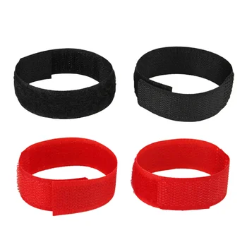 

4pcs Anti-hook Pet Cock Neck Rings Sound Proof Pet Neck Straps Practical Pet Supplies (2pcs Red, 2pcs Black)