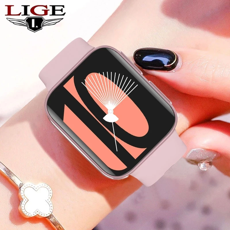 LIGE 2021 Bluetooth Call SmartWatch Men Watch Heart Rate Woman Sport Smart Watches IP67 Waterproof Clock For Android iOS Xiaomi