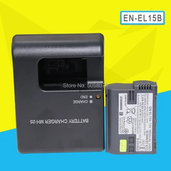

1PC EN-EL15b ENEL15b EN EL15b Camera Battery For Nikon Z6 Z7 Mirrorless D850 D810 D750 D610 D7500 With MH-25A charger