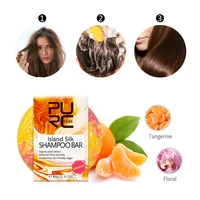 PURC ISLAND SILK Shampoo Soap Gentle Cleaning and Promotes Healthy Organic Plant Extract Hair Shampoo 2