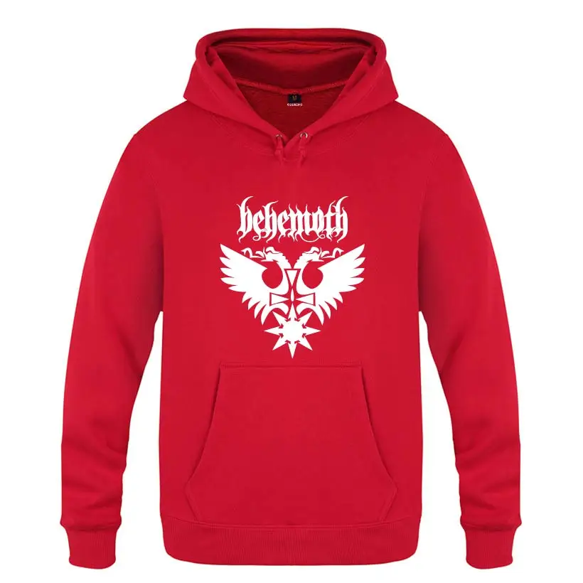 Behemoth панк рок группа толстовки мужские мужские с капюшоном флисовый пуловер толстовки